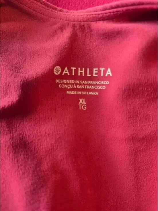 Athleta Conscious Crop Hibiscus Tea Pink Athletic/ Athletisure Tank (XL) - Picture 5 of 5